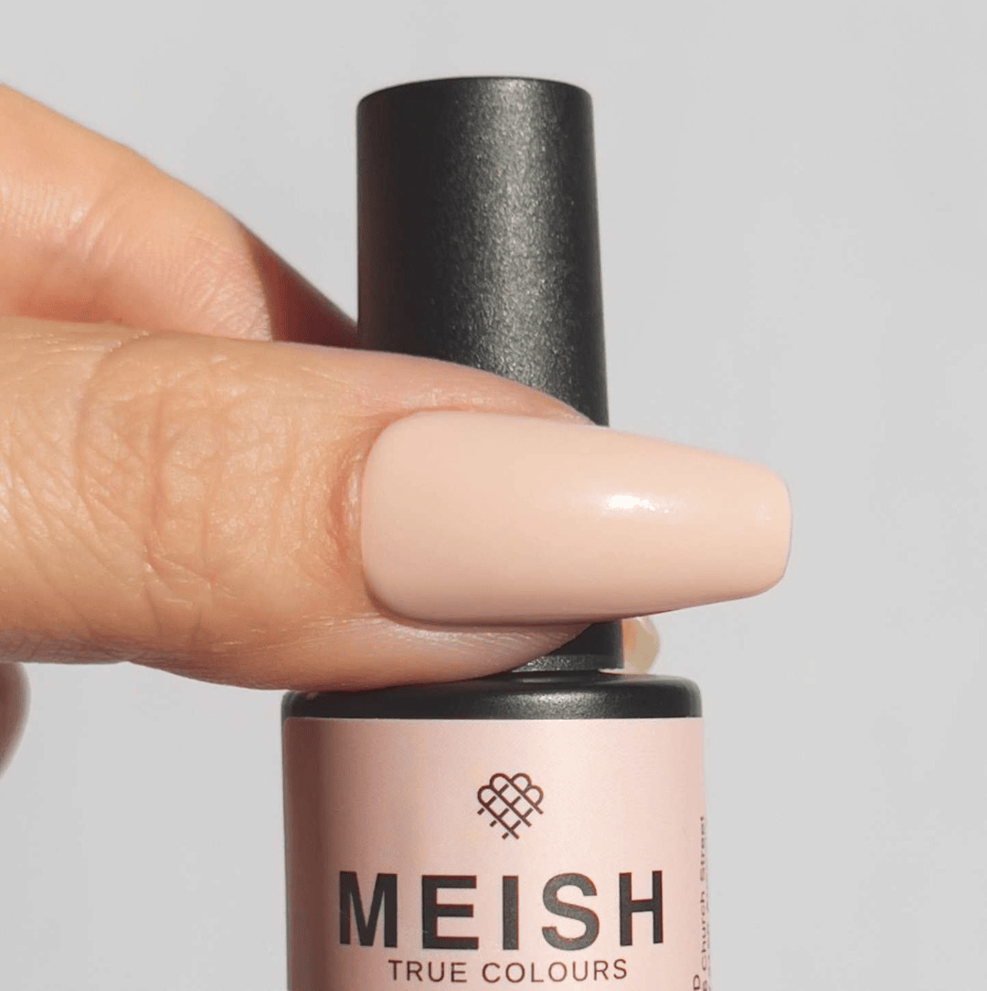 Peach Cream MEISH Colour Gel Polish Vegan Toxic free HEMA free Cruelty free