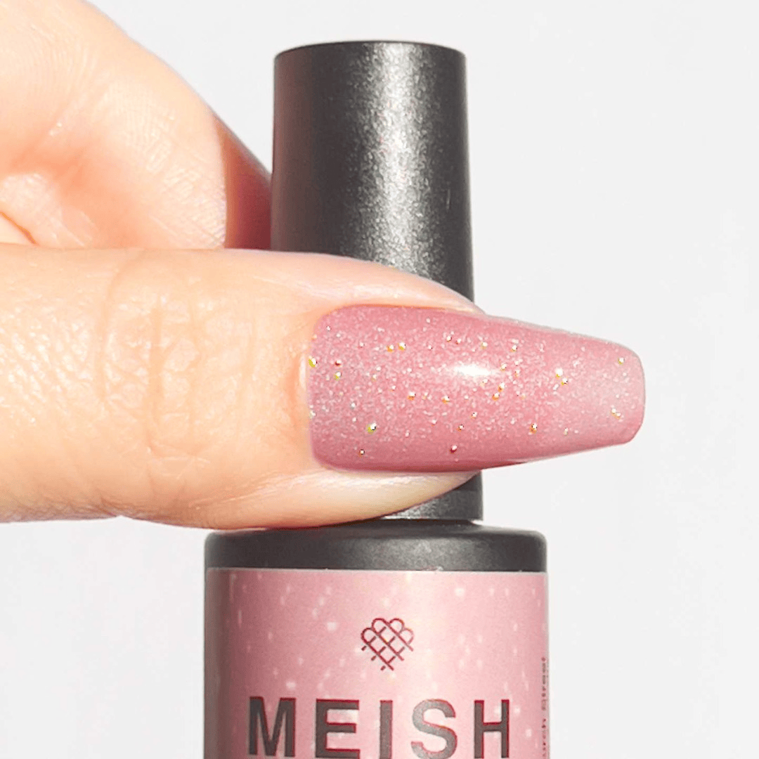 Dahlia Gritter MEISH Colour Gel Polish Vegan Toxic free HEMA free Cruelty free