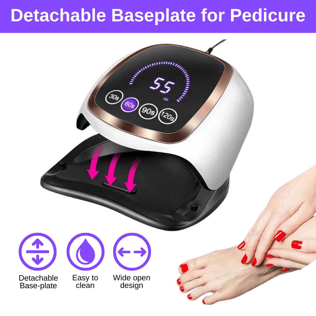 MEISH Quick Cure Pro Nail UV/LED Lamp - 168W