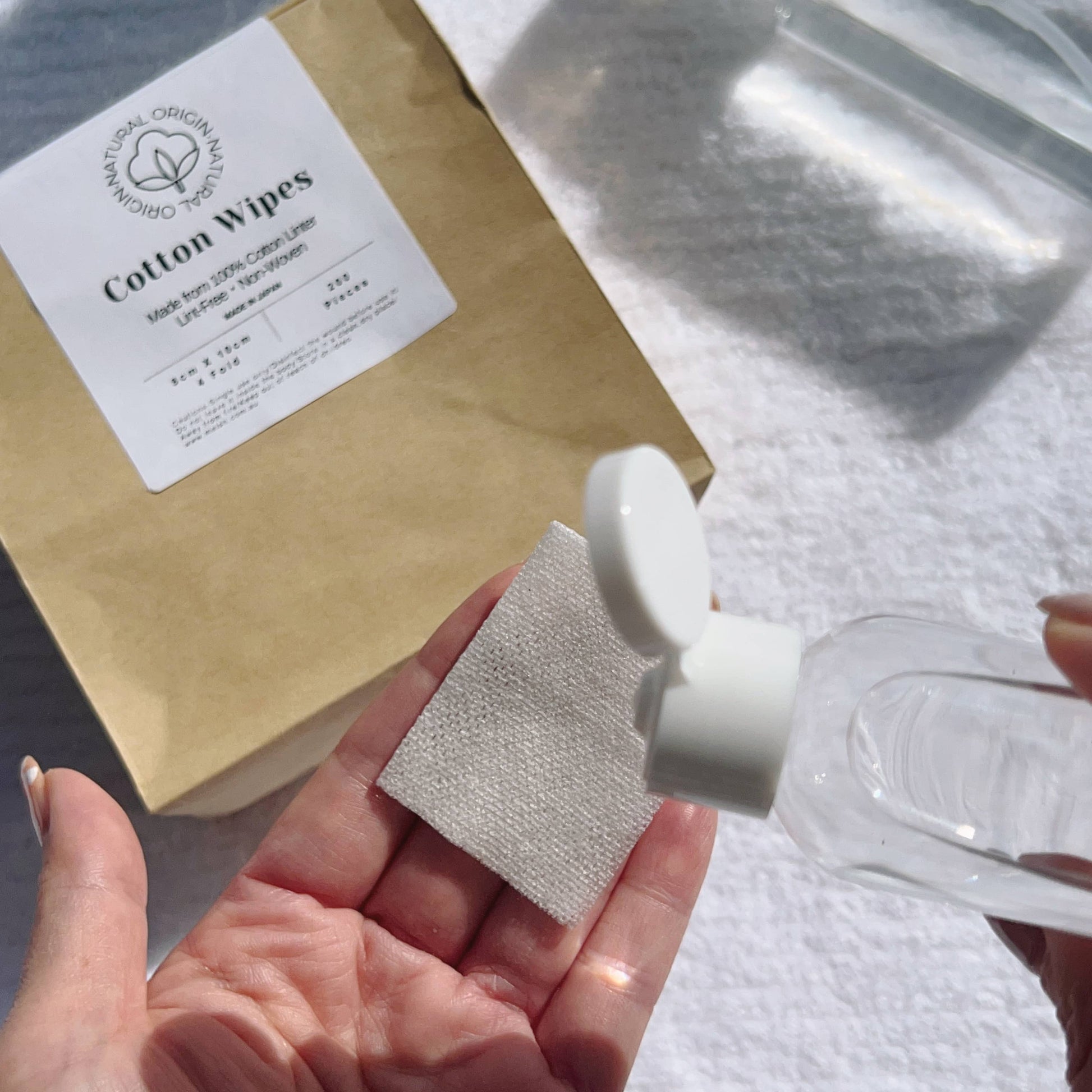 MEISH Lint-Free Cotton 100% Wipes
