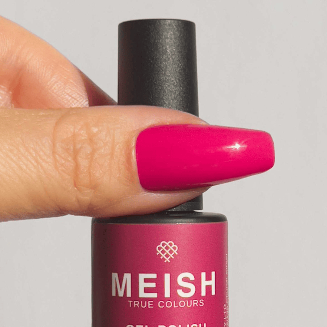 Rosa Ruby MEISH Colour Gel Polish Vegan Toxic free HEMA free Cruelty free