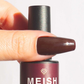 Dark Cocoa MEISH Colour Gel Polish Vegan Toxic free HEMA free Cruelty free