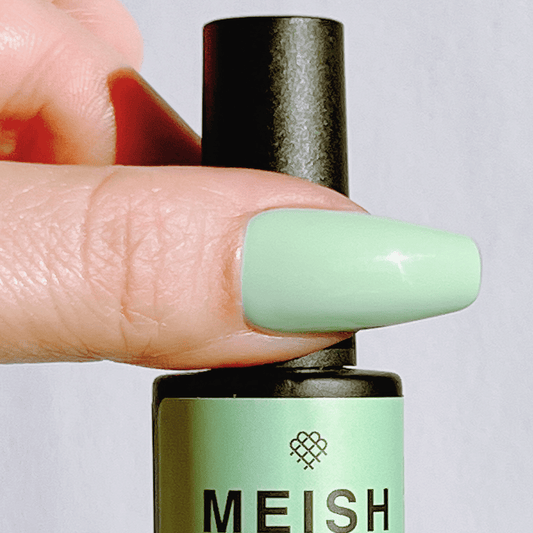 Spearmint MEISH Colour Gel Polish Vegan Toxic free HEMA free Cruelty free